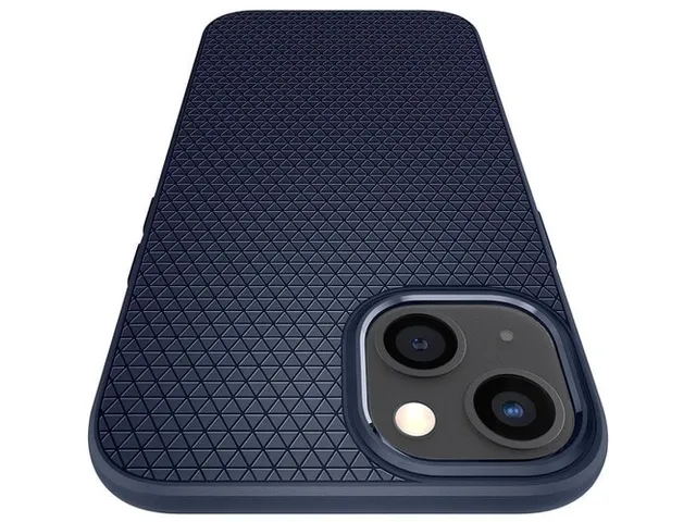 Spigen Case ACS03520 iPhone 13 Liquid Air mat marineblauw