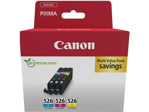 4541B019 CANON CLI-526 Ink Cartridge C/M/Y Pack