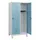 schoollocker,HxBxD 1630x800x500mm,2vak,vak B 400mm,draaigrendel,voeten
