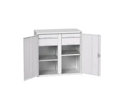 universele kast,HxBxD 1000x1050x550mm,2xStalen bodem,4lade(n)