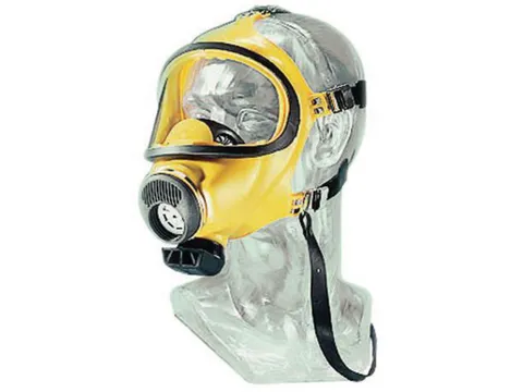 Masque facial intégral MSA 3S, avec filtres, caoutchouc en silicone,