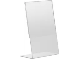 Kaarthouder Budget L-Standaard A6 1,5 Mm Staand Acryl set van 10 stuks