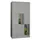 lockerkast,HxBxD 1850x900x500mm,3x3vakken,RAL7035,front RAL5010