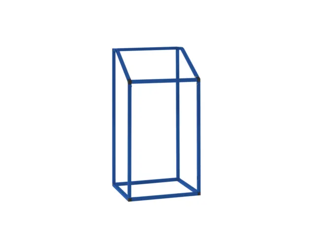 Afvalverzamelaar Groot Volume 1190x630x540mm 240 Liter Ral5010