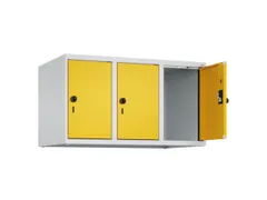 opzetkast,v. locker,3vak.,vak B 300mm,HxBxD 500x900x500mm,draaigrendel