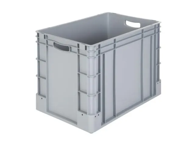 Stapelkrat Pp Hxlxb 420X600X400Mm 80L Grijs