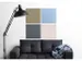 Glasmagneetbord Naga 45x45cm beige