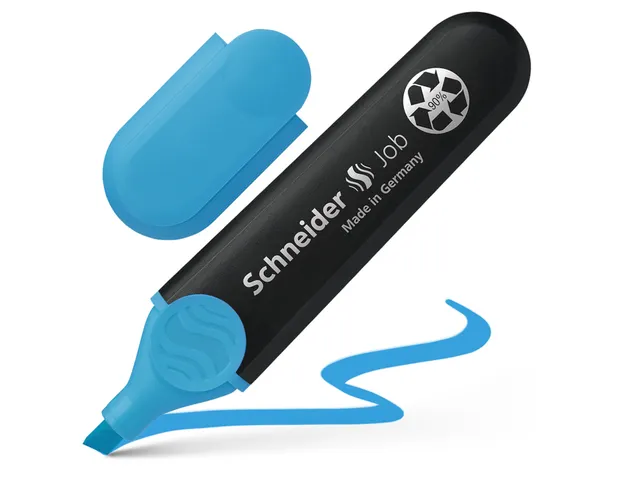 Markeerstift Schneider Job 150 Universeel Blauw beitelpunt