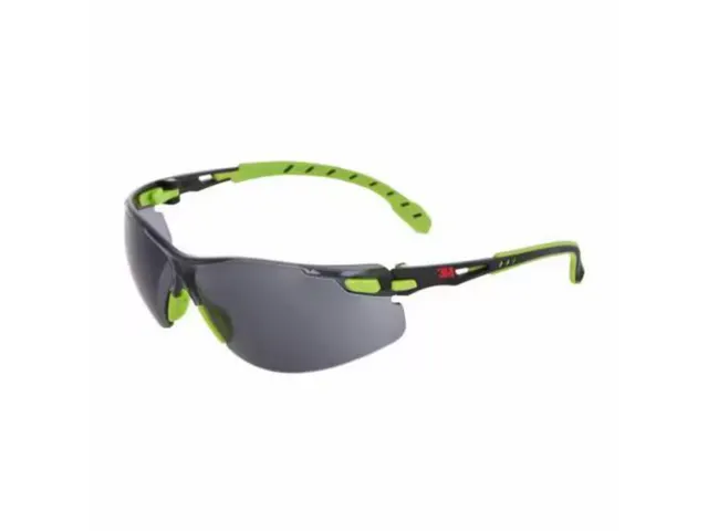 Lunettes de sécurité 3M Solus, vert/noir, lentille grise, à l'unit