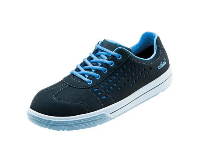 Atlas A420 lage S1 veiligheidsschoenen, SRC, ESD, zwart, maat 36, per