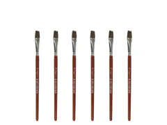 Penseel Kangaro Serie 121 plat Nr. 10 geitenhaar doos 6 stuks