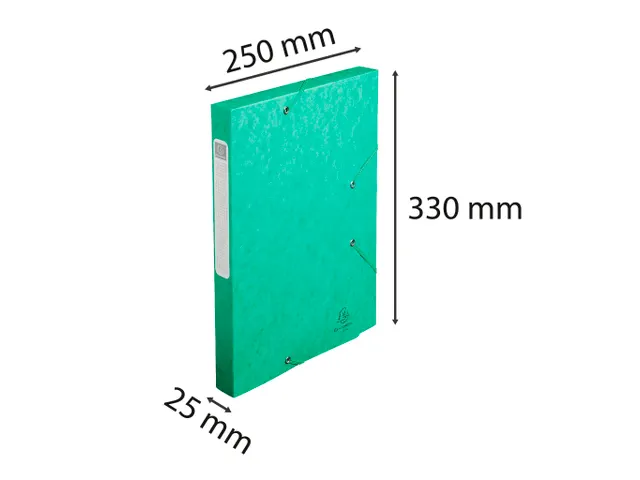 CARTOBOX glanskarton rug 25mm groen