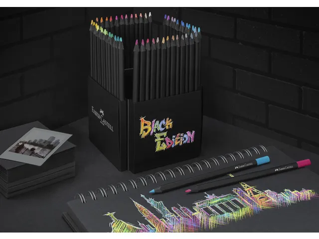 Kleurpotlood Black Edition 50 stuks in karton etui