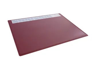 Schrijfonderlegger Rood 650x500 mm met transparant afdekvel PP - 1