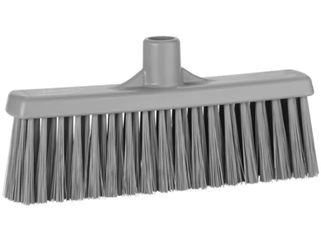 Balai Vikan Hygiene tête droite 310mm Fibre Medium Gris