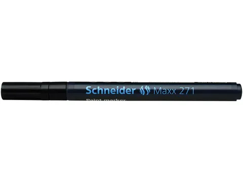 Lakmarker Schneider Maxx 271 1-2 mm zwart