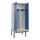 PBM-locker met bank,HxBxD 2120x800x815mm,2vak,vak B 400mm,draaigrendel