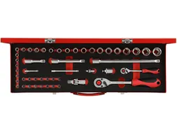 GEDORE RED R46004049 Dopsleutelset 1/4 inch+1/2 inch 49-delig