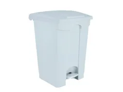 Contitop,afvalbak met pedaal 70L wit,PU:3
