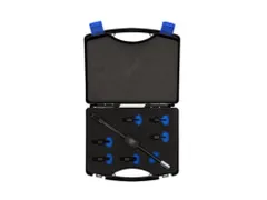 GEDORE 1.81/K-1 Schroefdraadadapterset met schuifhamer 200g,7-delig