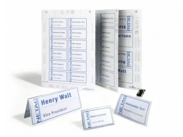Kaart Durable 1451 Badgemaker Congresspeld 30x60mm