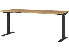 Elektrisch ihv bureau,HxBxD 720-1200x1800x800mm,blad Grandson-eiken