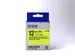 LK-4YBF - Fluorescent - Noir sur Jaune - 12mmx9m