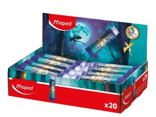 Gum Maped Dragon display à 20 kleuren blauw - 1