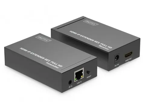 HDMI IP-video-extenderset 120m Full HD 1080p één-op-veel
