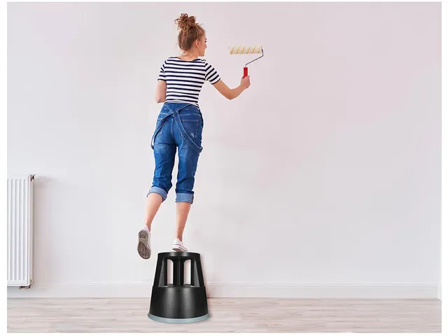 Tabouret, Plastique, Noir