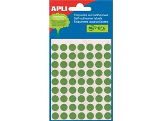 Apli Ronde Etiketten Ø10mm Groen - 1