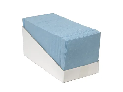 Sopdoek P42006 Blauw A kwaliteit 38x40cm 1/4 Vouw