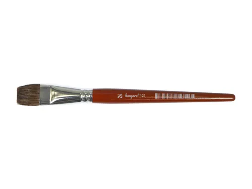 Penseel Kangaro Serie 121 plat Nr. 24 geitenhaar doos 6 stuks