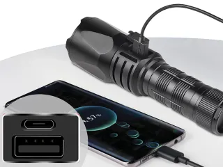 420-89 SANDBERG Survivor Torch Powerbank Lithium Ionen 5.000mA zwart - 5