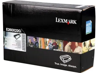 Fotoconductor Eenheid Lexmark E 260 x 22 g Zwart - 1