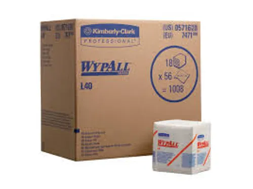 Wypall L40 poetsdoek 1-lgs wit 1008 dk 33x31,7 cm gevouwen doos (18x56