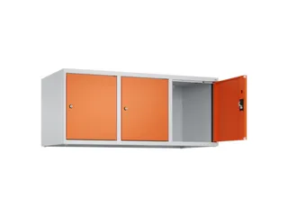 opzetkast,v. locker,3vak.,vak B 400mm,HxBxD 500x1200x500mm - 1