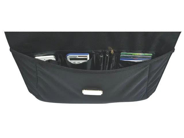 Aktetas met laptop compartiment 15 inch Zwart Polyester