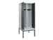 locker voor scheiding van kleding,HxBxD 2120x800x815mm,2vak