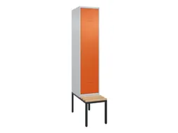locker voor scheiding van kleding,HxBxD 2120x400x815mm,1vak