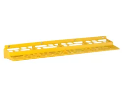 gereedschapshouder,v. perfoplaat,HxBxD 68x610x150mm,geel,PP