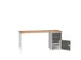 établi HxlxP 930x2000x600mm plateau multiplex 2 pieds/1 conteneur