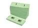 Bloc numéros de 1 à 1000 42x105mm vert 10 pièces