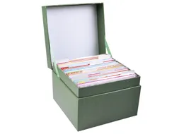 Wenskaartbox Paperclip inclusief 75 wenskaarten
