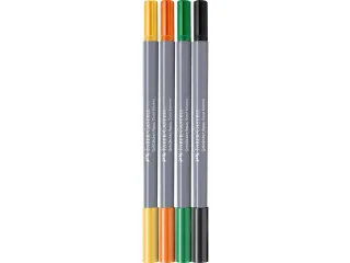 Duo aquarelmarker Faber-Castell Goldfaber kartonetui 4 stuks Tropical - 3