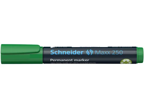 Marker Schneider Maxx 250 permanent beitelpunt groen