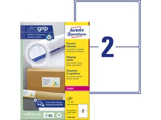 Verzendetiket Avery QuickPeel L7168-100 199.6x143.5mm Wit 200 stuks - 4
