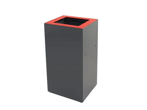 V-Part Top voor Modulaire Afvalbak 85 en 90 L Rood
