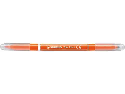 Viltstift Stabilo Trio Non Permanent 2 In 1 223/10 Stuks Assorti