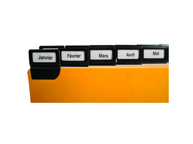 Tabblad a-z Glanskarton 6/10 105x148mm 24 stuks